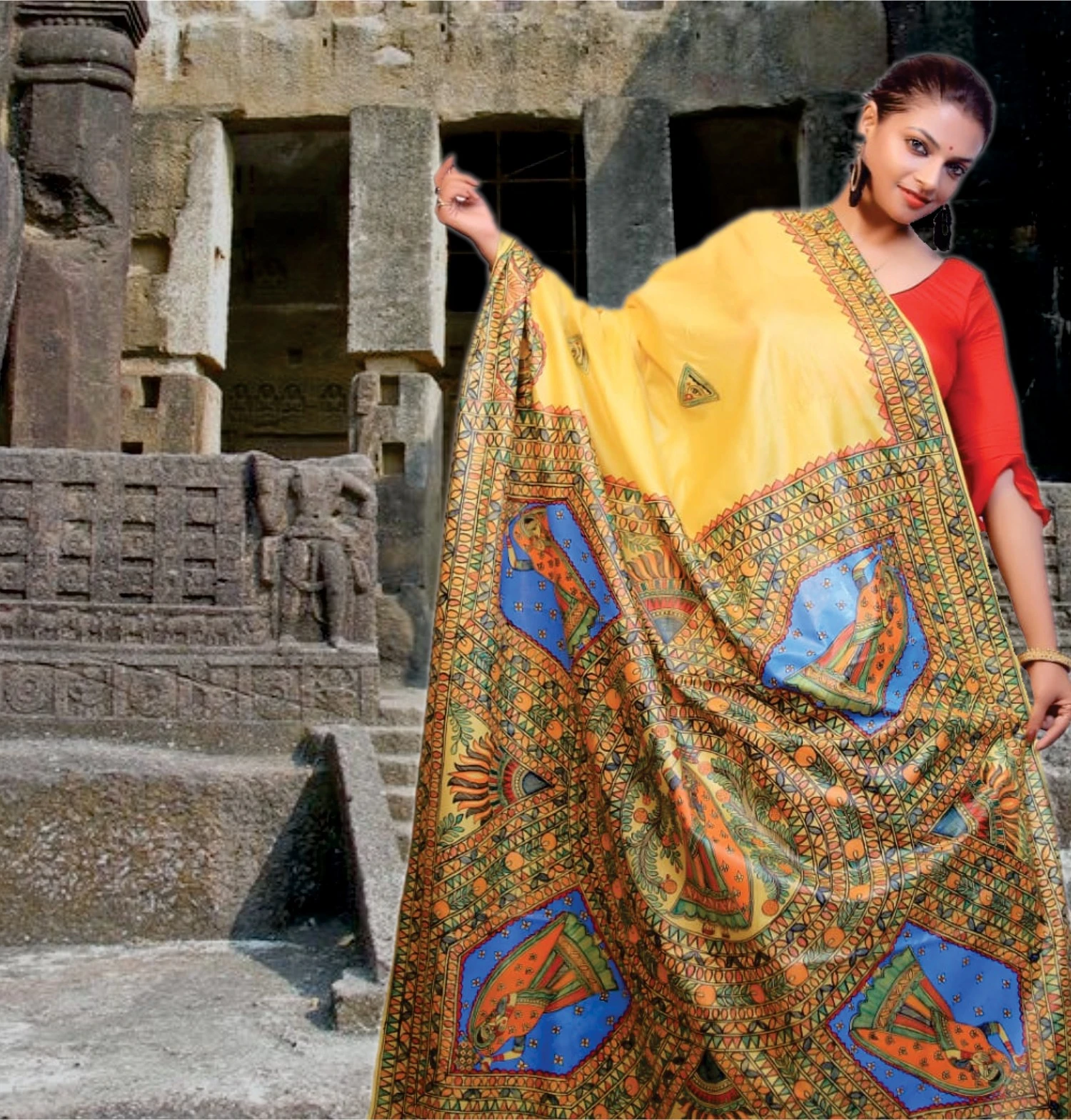 Madhubani Painted Fabrics